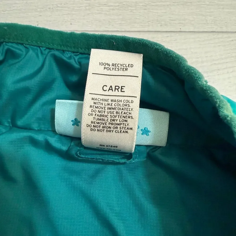 REI girls teal blue lightweight‎ puffer jacket XL 18